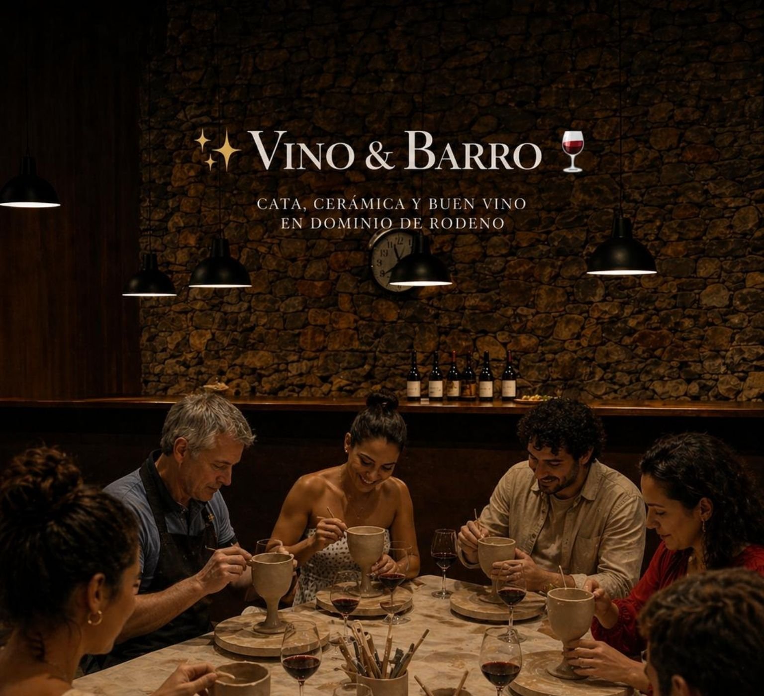 VINO Y BARRO CUADRADA